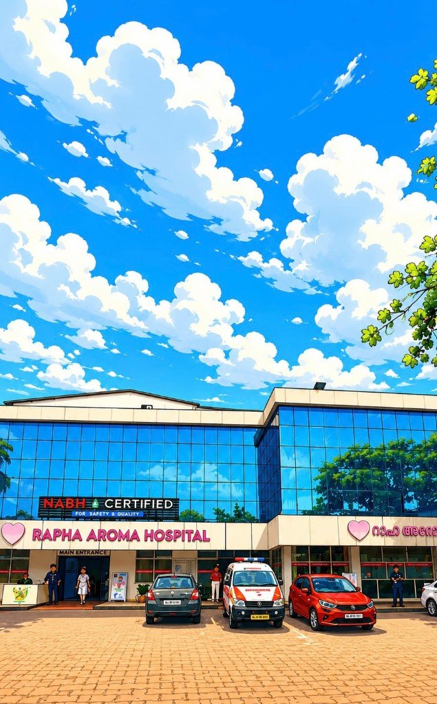Rapha Aroma Hospital exterior illustration